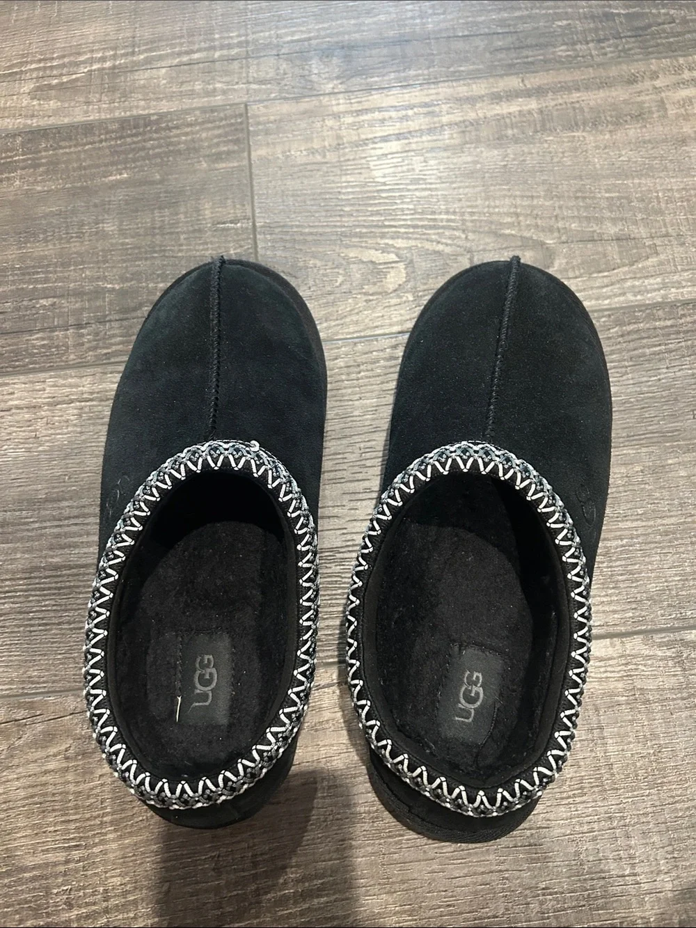 UGG Black Suede Men’s Slip-On Moccasin